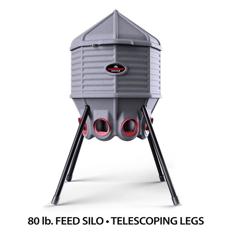 80 lb. FEED SILO...