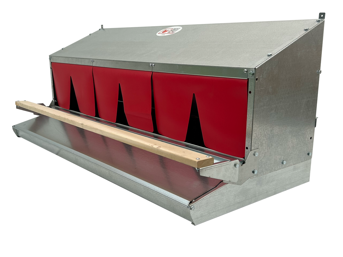 Large (48") Reversible Roll Out Chicken Nest Box (Up To 50 hens) - hinged back / allows exterior mount