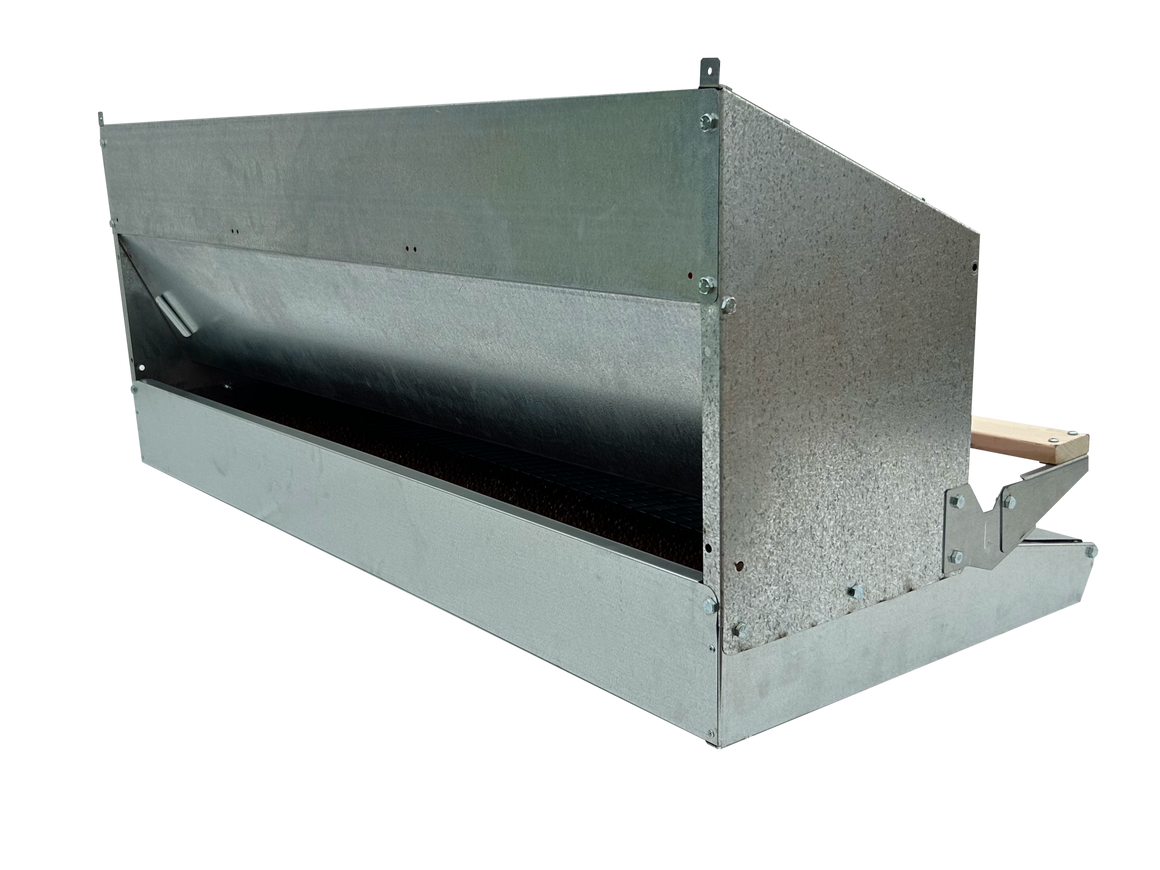 Large (48") Reversible Roll Out Chicken Nest Box (Up To 50 hens) - hinged back / allows exterior mount