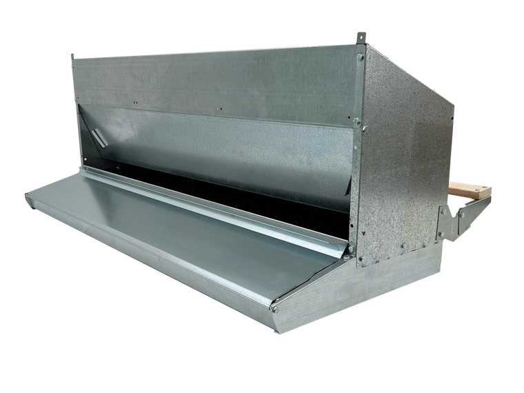 Large (48") Reversible Roll Out Chicken Nest Box (Up To 50 hens) - hinged back / allows exterior mount