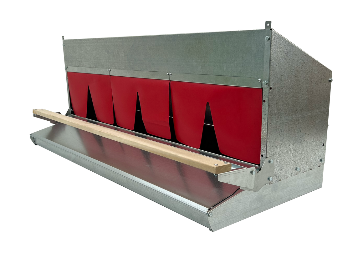 Large (48") Reversible Roll Out Chicken Nest Box (Up To 50 hens) - hinged back / allows exterior mount