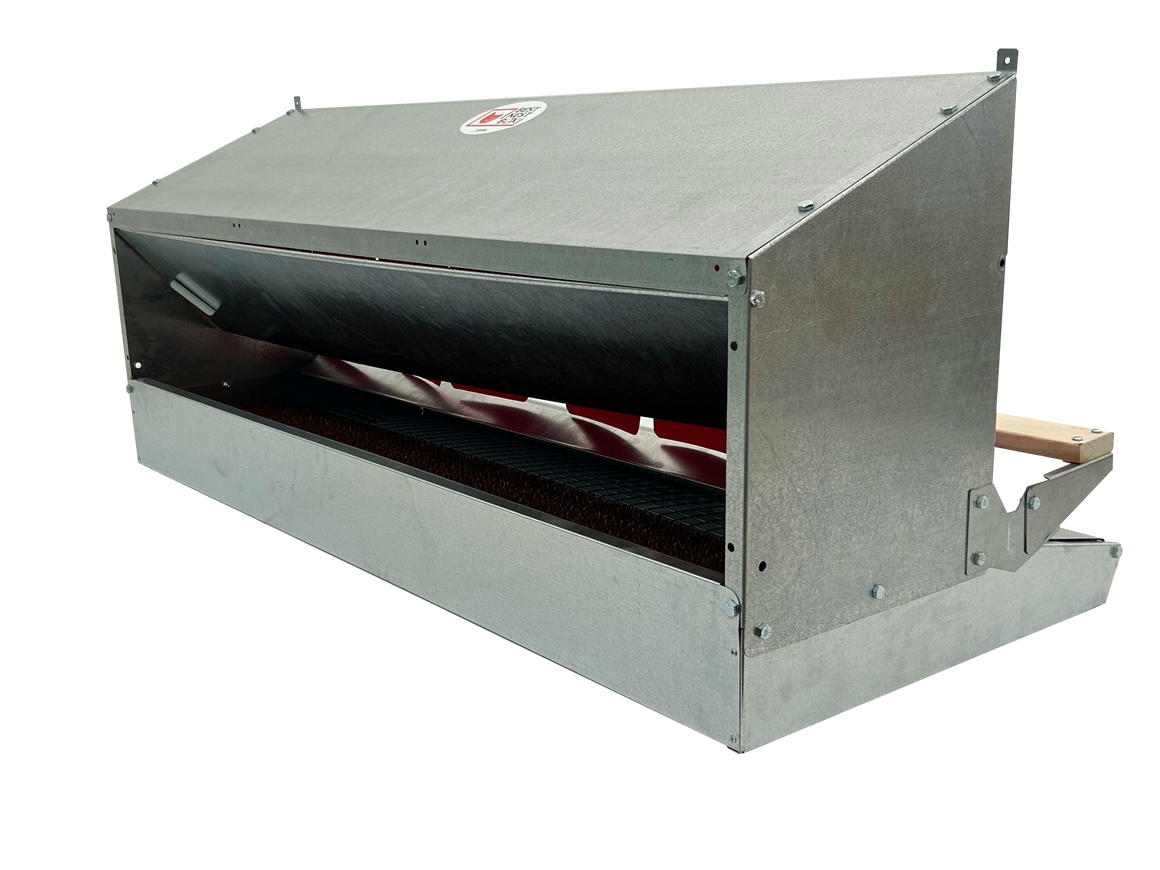 Large (48") Reversible Roll Out Chicken Nest Box (Up To 50 hens) - hinged back / allows exterior mount