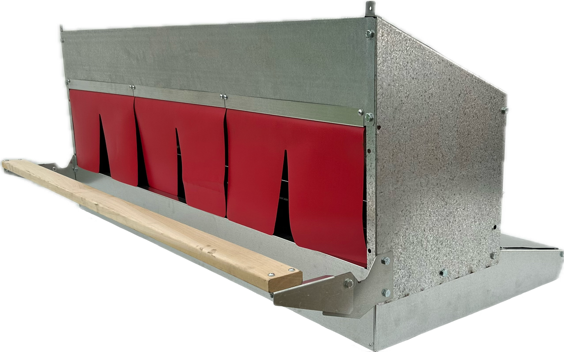 Large (48") Reversible Roll Out Chicken Nest Box (Up To 50 hens) - hinged back / allows exterior mount